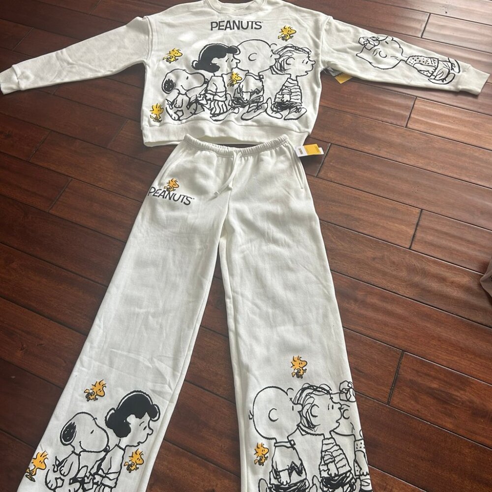 Off White PEANUTS sweatsuit women or Junior SM